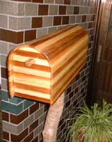 木製ポストの使用例